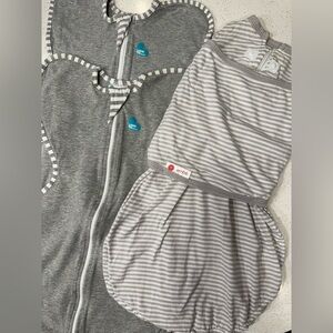 Love to Dream Swaddle Up Sleep Sack & Embe Organic Cotton Swaddle